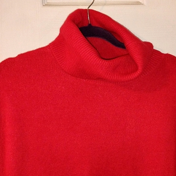 Worthington Woman's Goji Berry Scoop Neck Midi Dress With Side Slit, Size: XS - Picture 6 of 10